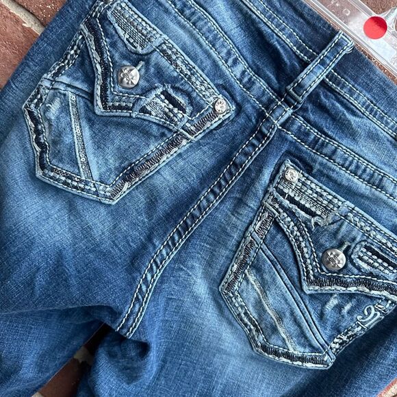 Miss Me Curvy Boot Jeans Women E3705VB2R k1129 size 30 NEW - Picture 12 of 13